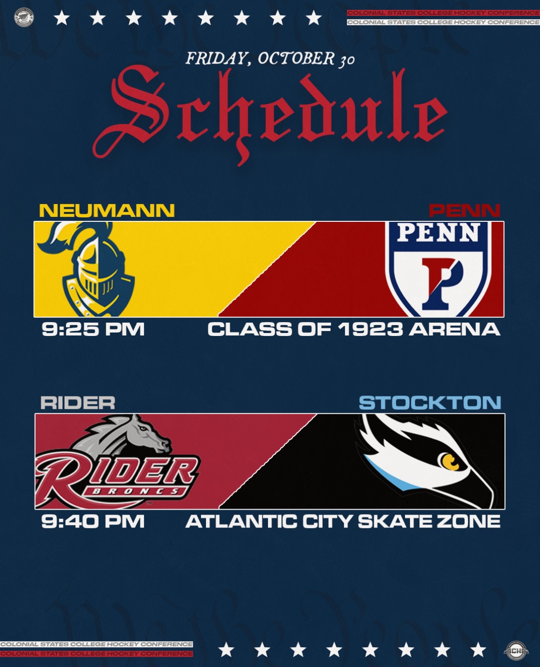 Neumann and Penn face off in a late night matchup!

#CSCHC